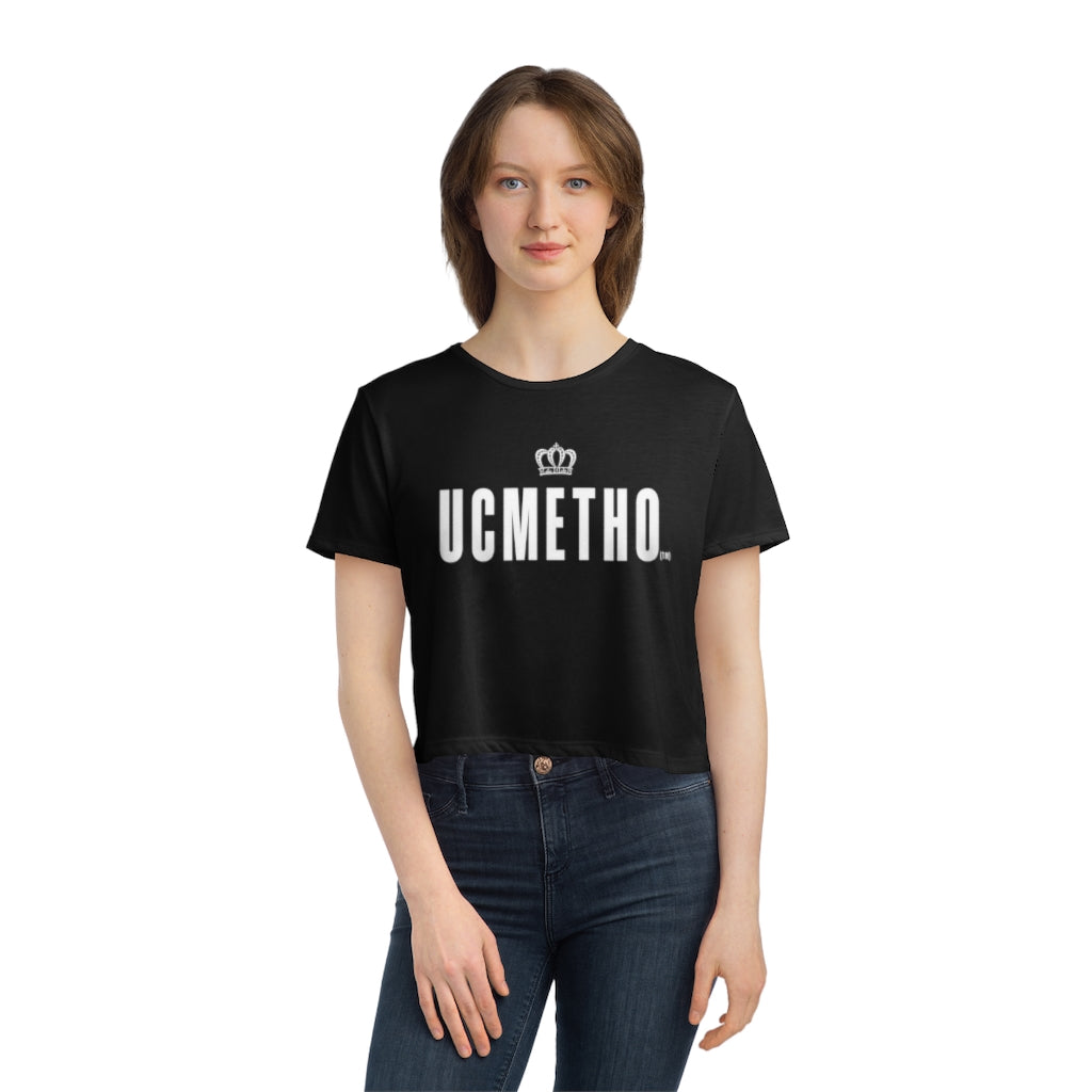 UCMETHO Women's Flowy Cropped Tee